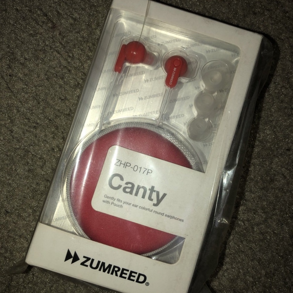 Urban Outfitters red unisex headphones Zumreed